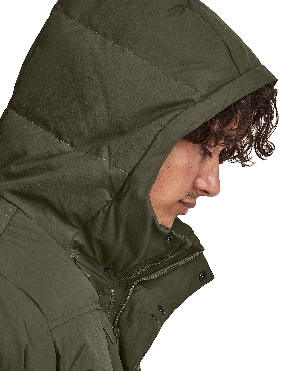 veste Under Armour ColdGear Infrared Down Crinkle - Marine OD Green/Black - men´s