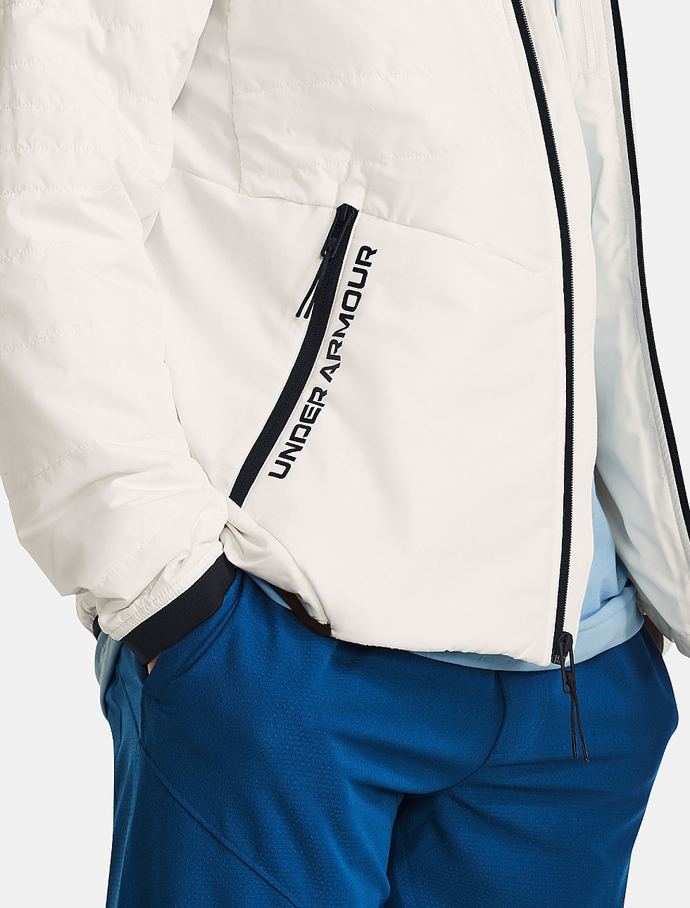 veste Under Armour Storm Session Hybrid - Onyx White/Black - men´s