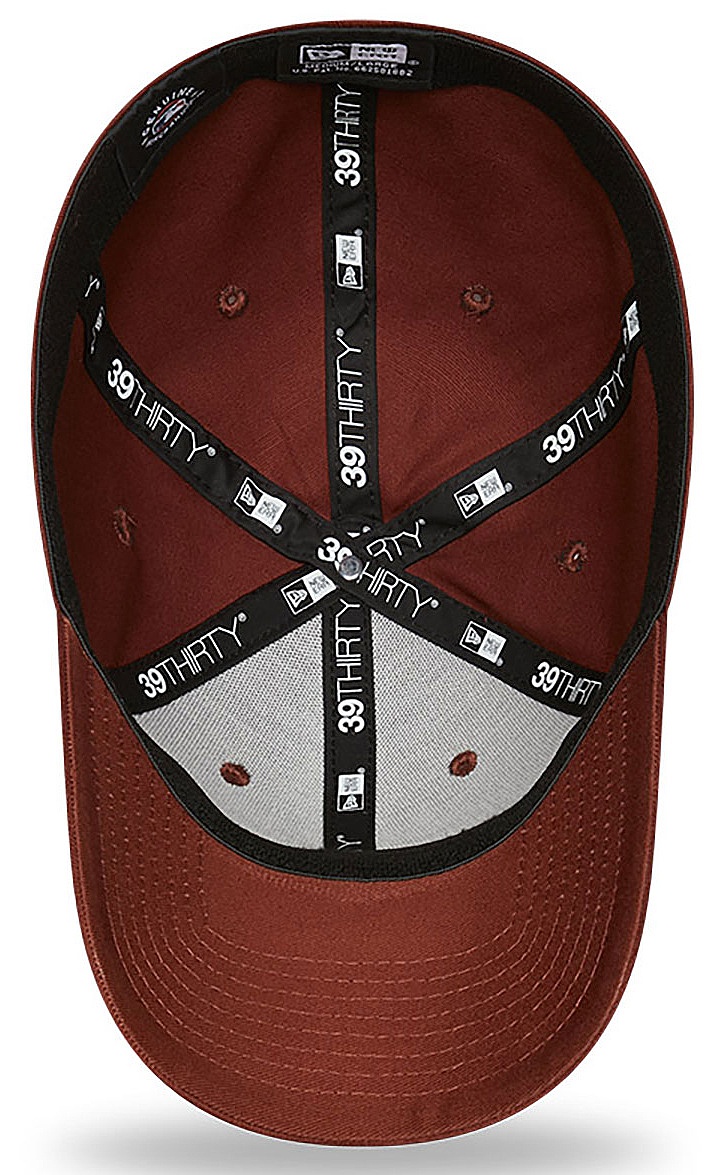 czapka z daszkiem New Era 39T League Essential MLB Los Angeles Dodgers - Walnut Brown/White