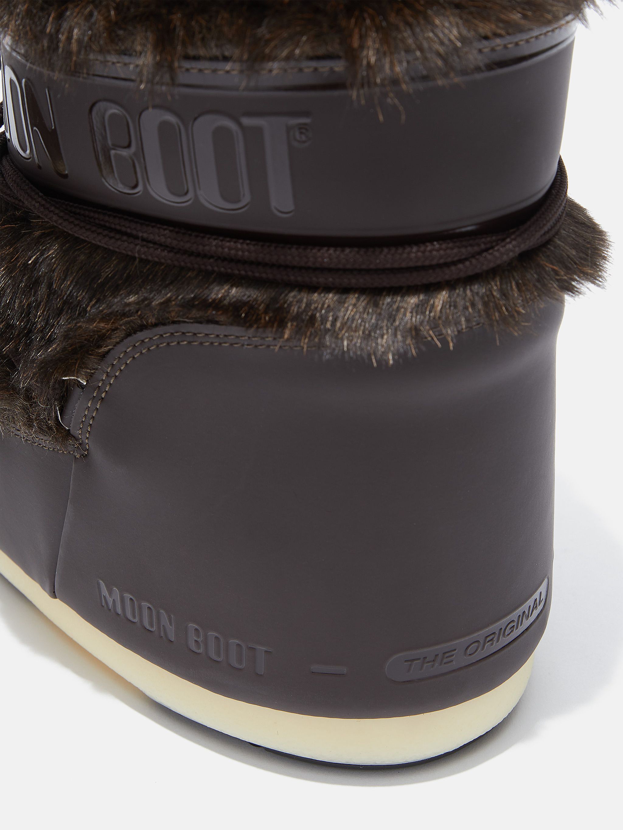 boty Tecnica Moon Boot Icon Low Faux Fur - Brown