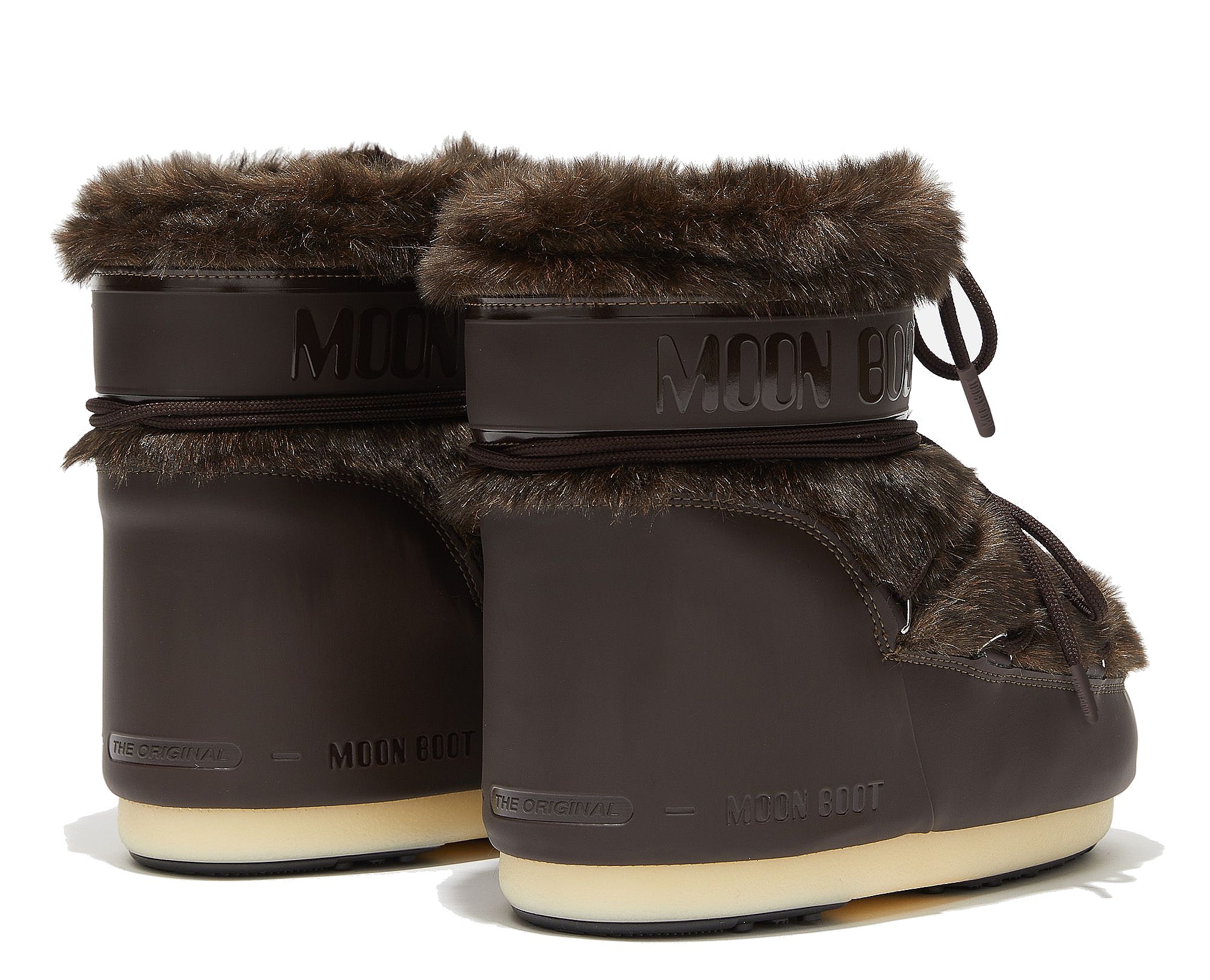 boty Tecnica Moon Boot Icon Low Faux Fur - Brown
