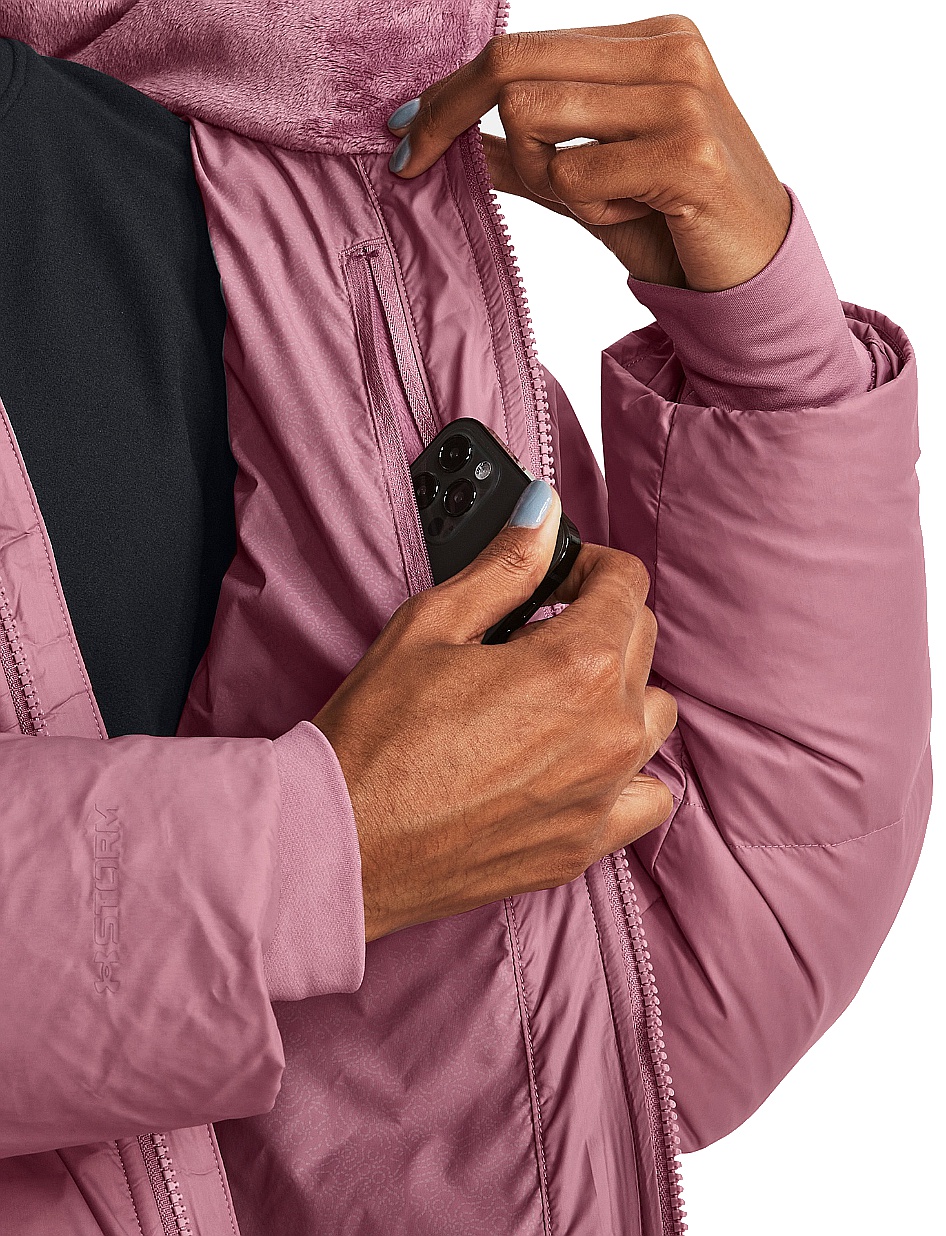 veste Under Armour ColdGear Infrared Down Puffer - Pink Elixir - women´s