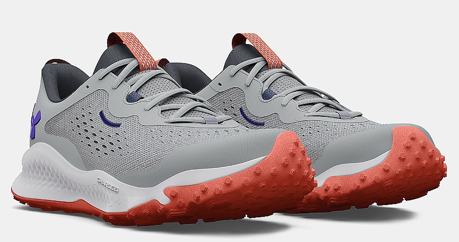 chaussures Under Armour Charged Maven Trail - Mod Gray/Electric Purple - women´s