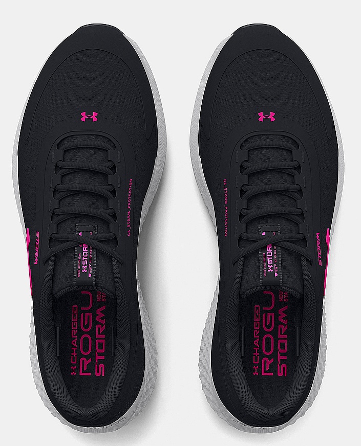 chaussures Under Armour Charged Rogue 3 Storm - Black/Rebel Pink - women´s