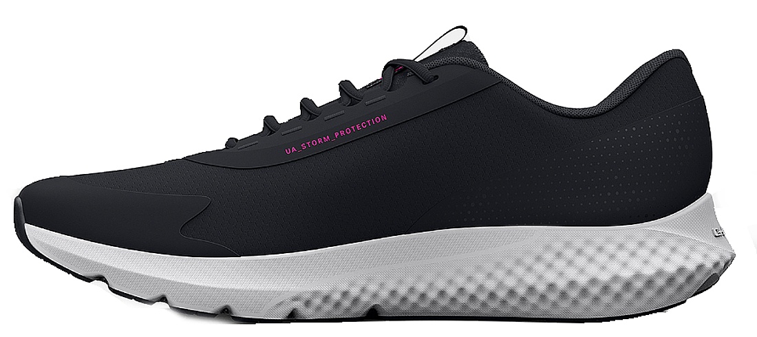 chaussures Under Armour Charged Rogue 3 Storm - Black/Rebel Pink - women´s