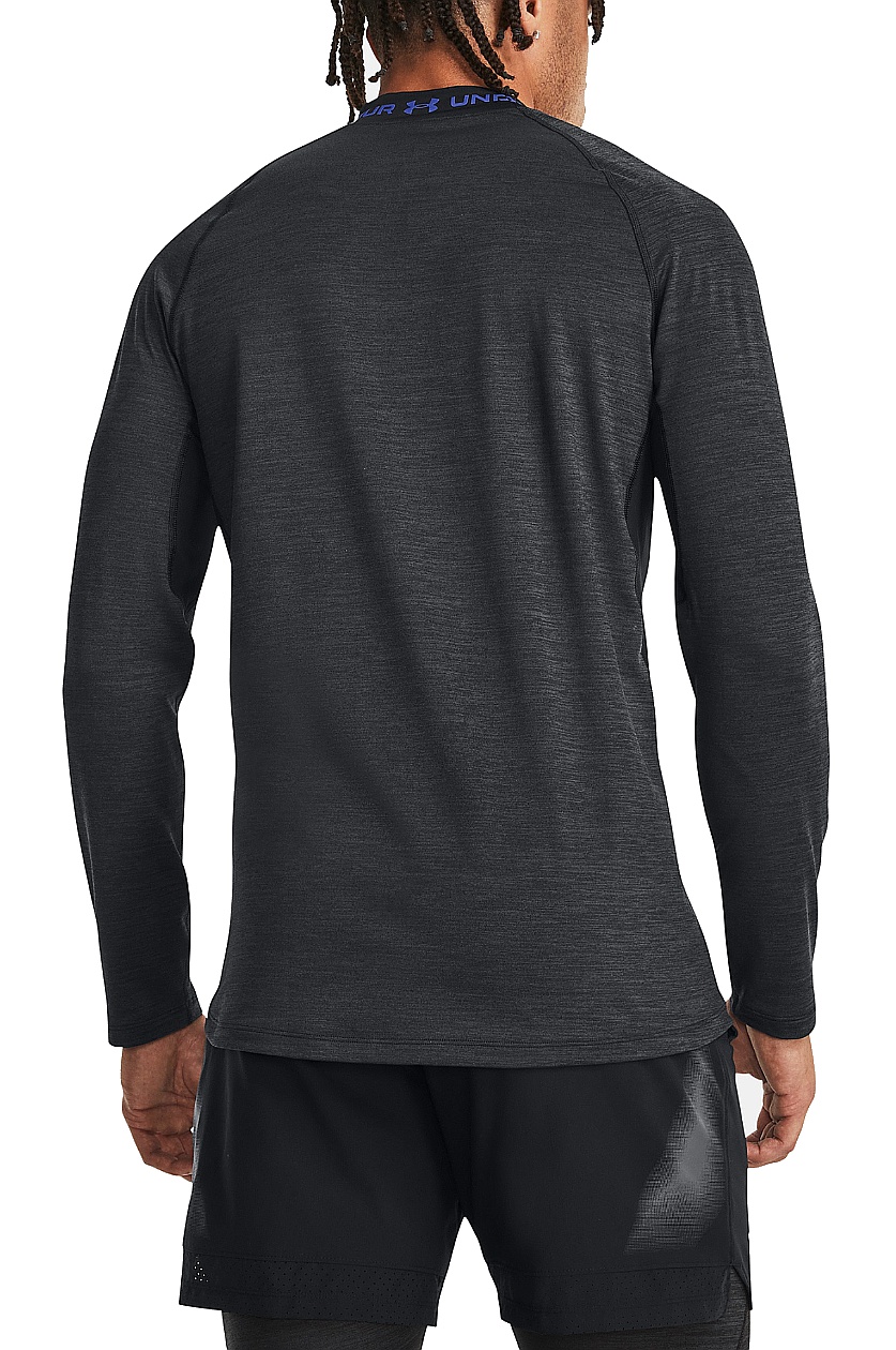 T-shirt Under Armour ColdGear Armour Twist Mock LS - Black/Team Royal - men´s