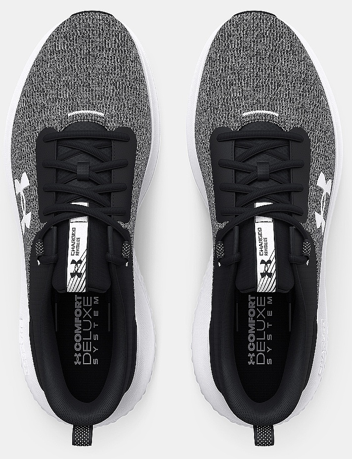 chaussures Under Armour Charged Revitalize - Black/White - men´s