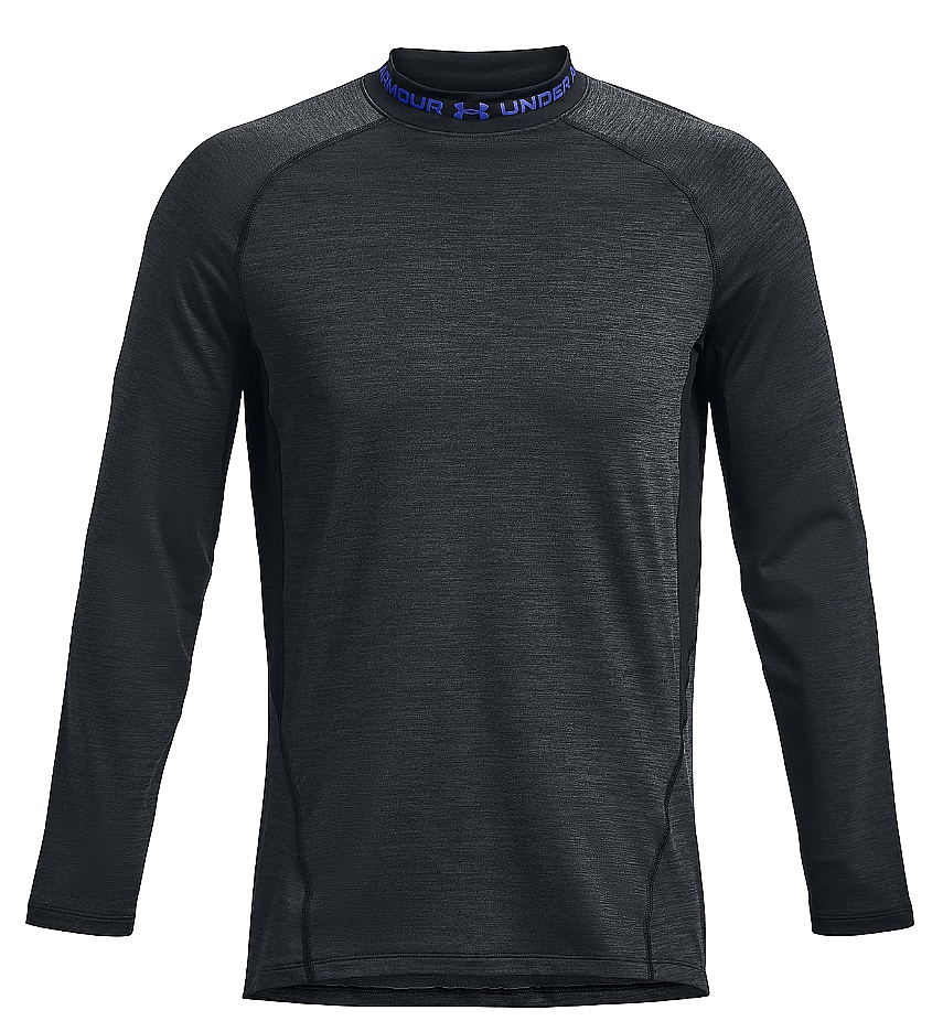T-shirt Under Armour ColdGear Armour Twist Mock LS - Black/Team Royal - men´s