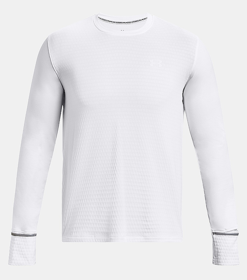 T-shirt Under Armour Qualifier Cold LS - White/Reflective - men´s