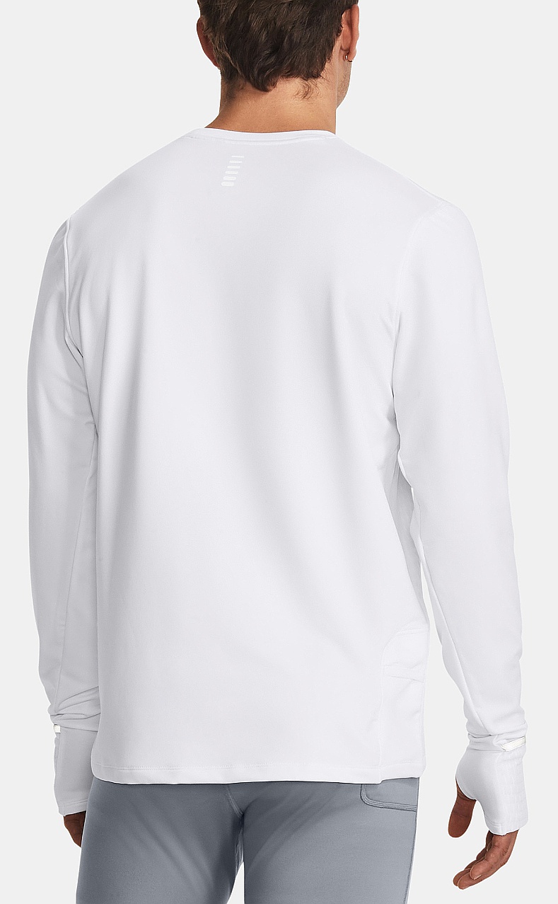 T-shirt Under Armour Qualifier Cold LS - White/Reflective - men´s