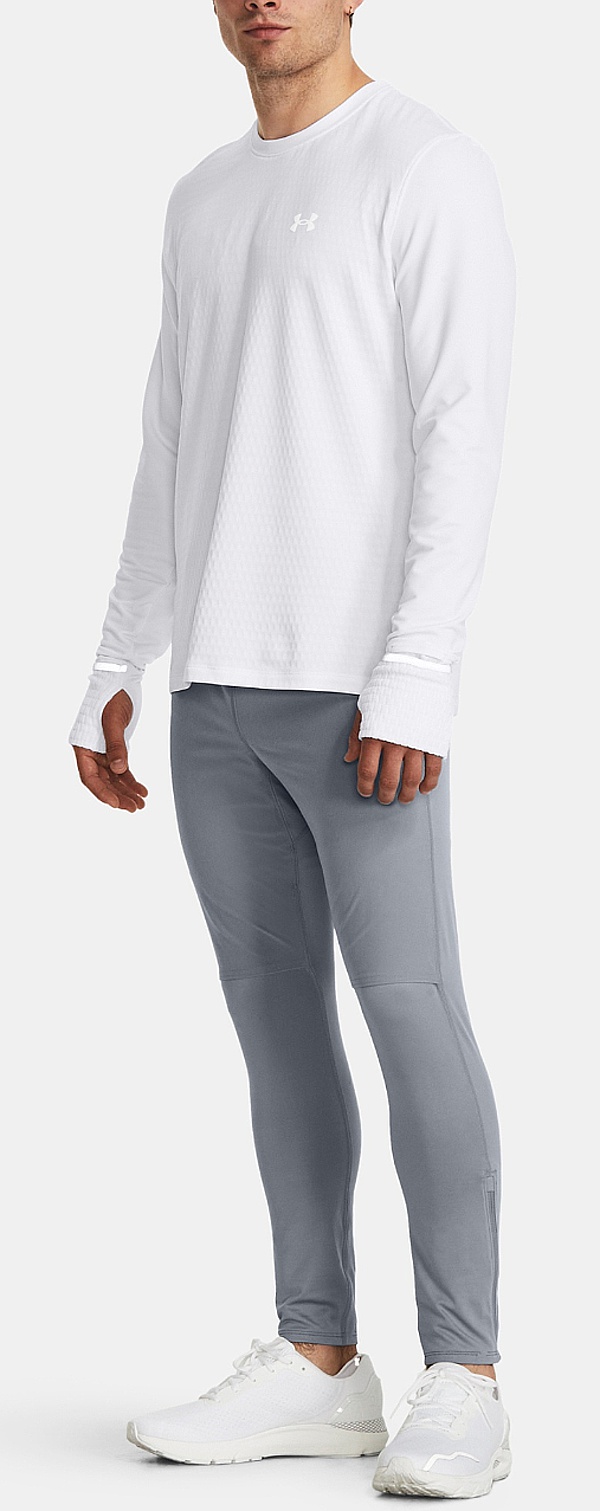T-shirt Under Armour Qualifier Cold LS - White/Reflective - men´s