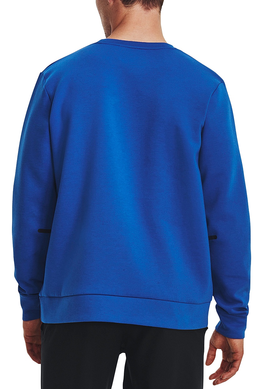 sweat-shirt Under Armour Unstoppable Fleece Crew - Team Royal/Black - men´s