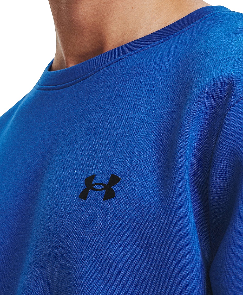 sweat-shirt Under Armour Unstoppable Fleece Crew - Team Royal/Black - men´s