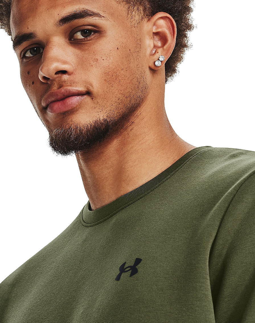 sweat-shirt Under Armour Unstoppable Fleece Crew - Marine OD Green/Black - men´s