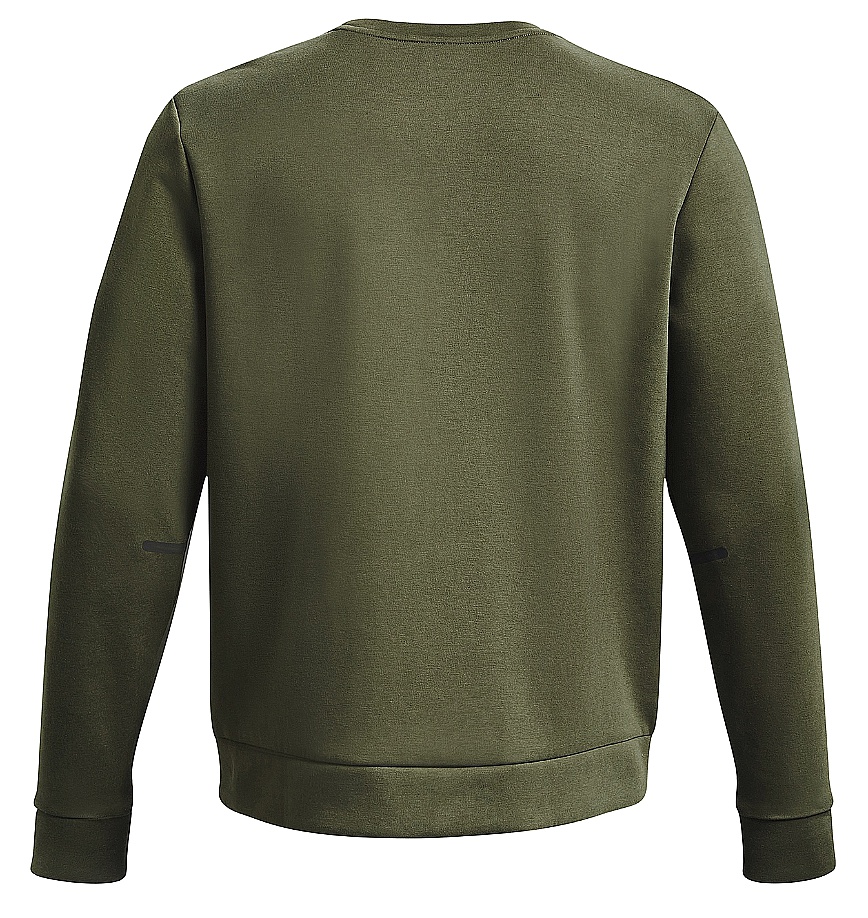 sweat-shirt Under Armour Unstoppable Fleece Crew - Marine OD Green/Black - men´s
