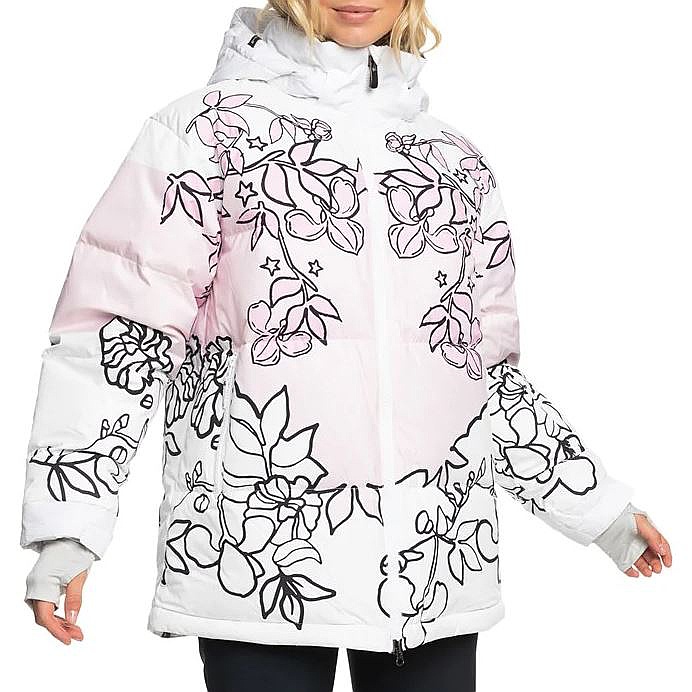 Roxy Roxy X Rowley Puffer WBB8/Bright White Laurel Floral S