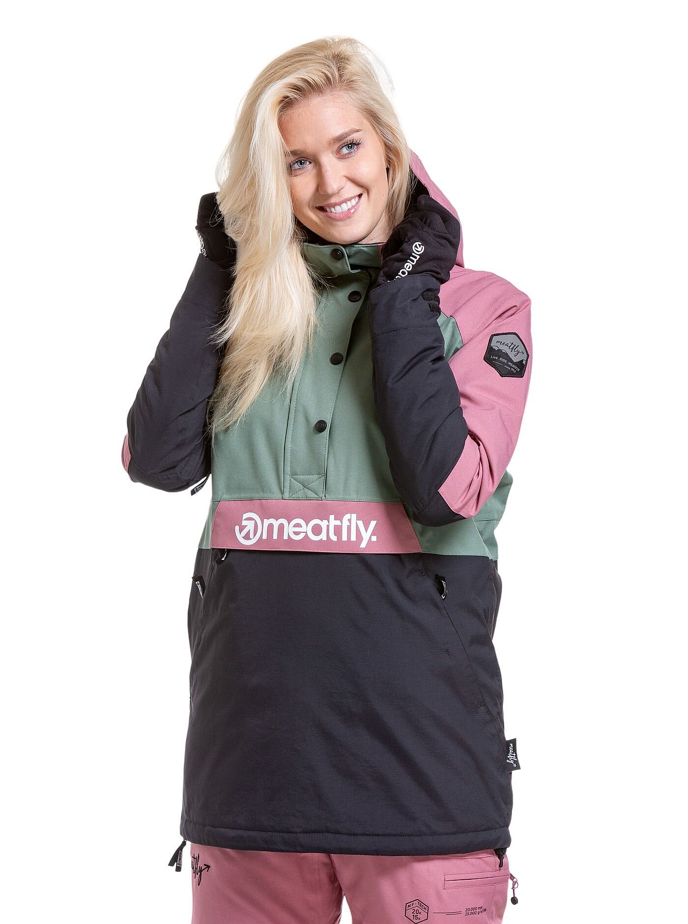 bunda Meatfly Aiko - Sea Spray/Black