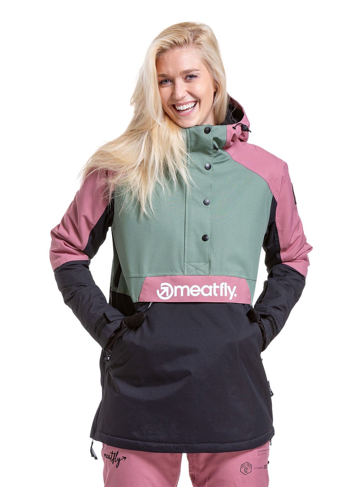 bunda Meatfly Aiko - Sea Spray/Black
