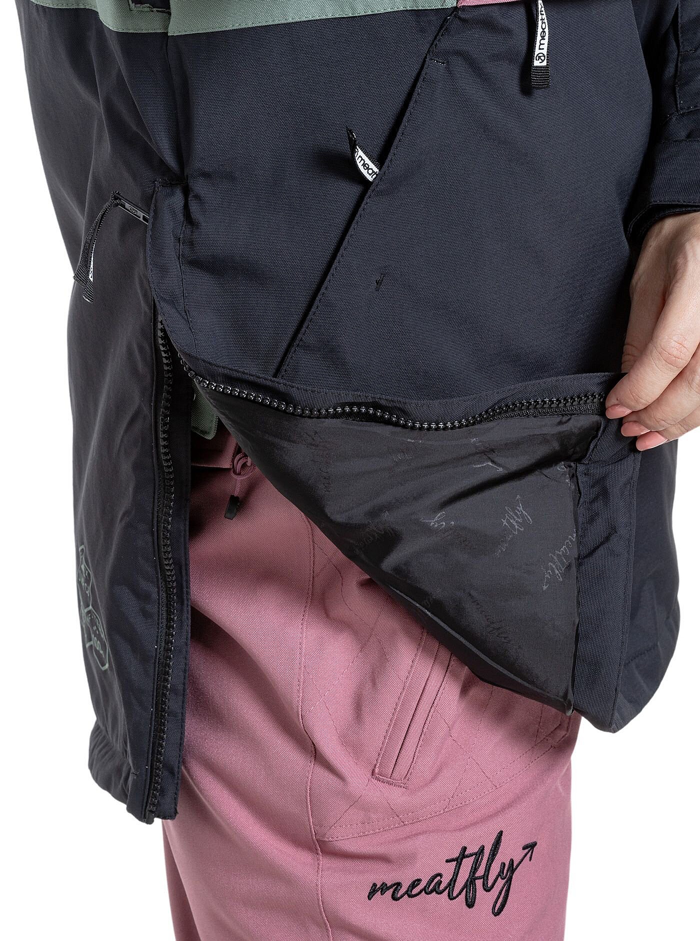bunda Meatfly Aiko - Sea Spray/Black
