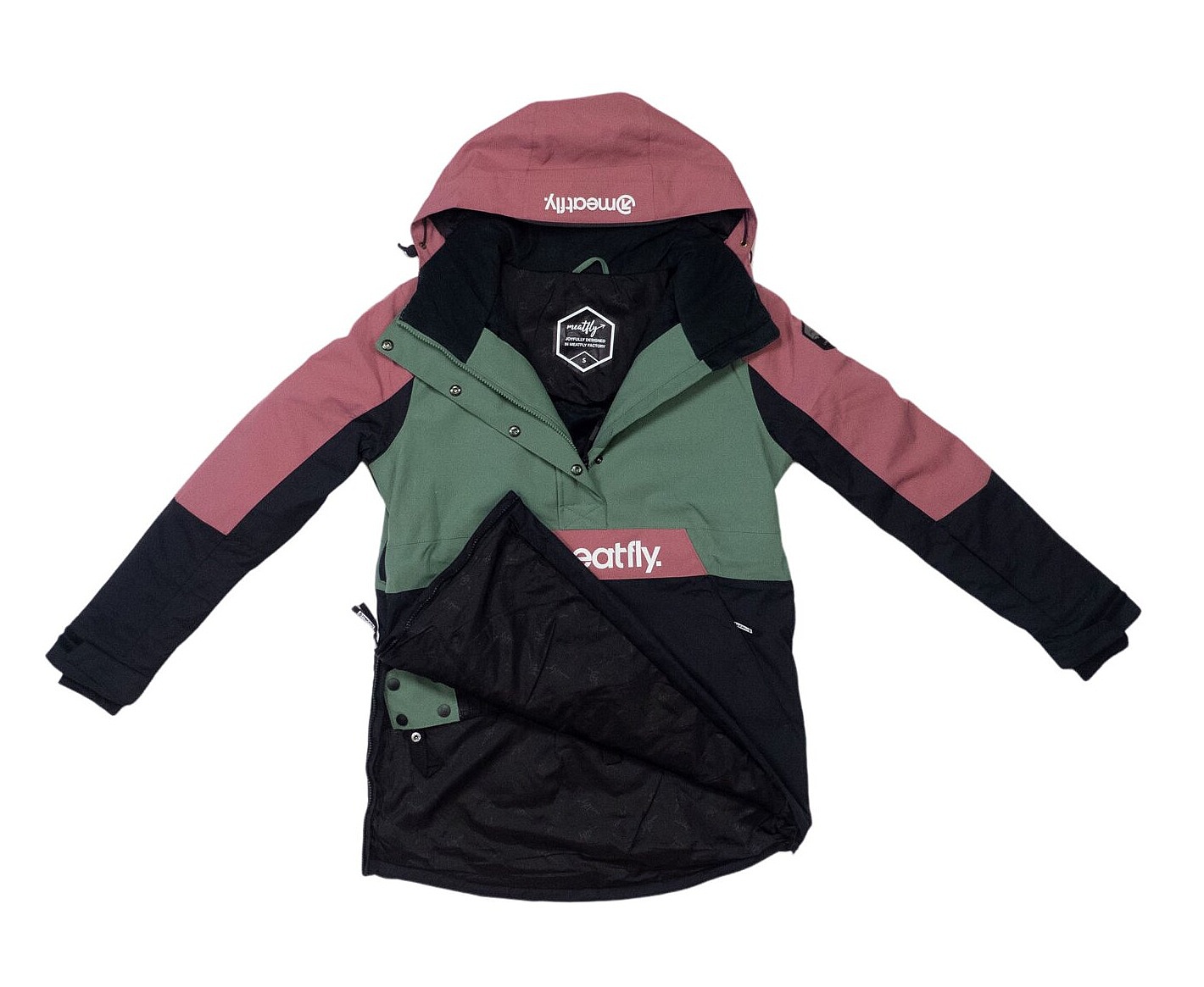 bunda Meatfly Aiko - Sea Spray/Black
