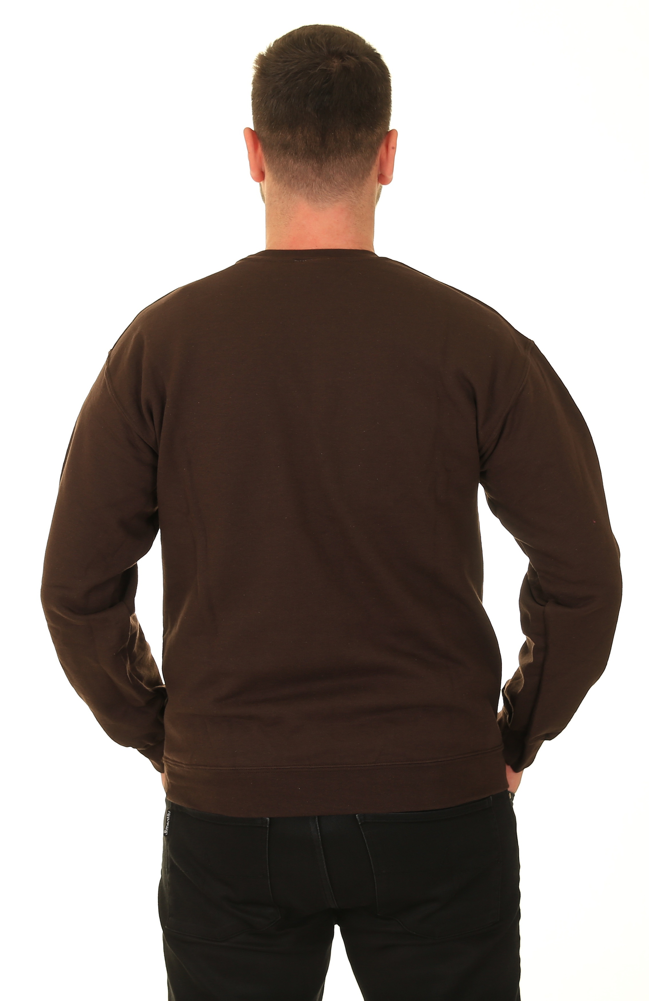 sweat-shirt Thrasher Inferno Crew - Dark Chocolate - men´s