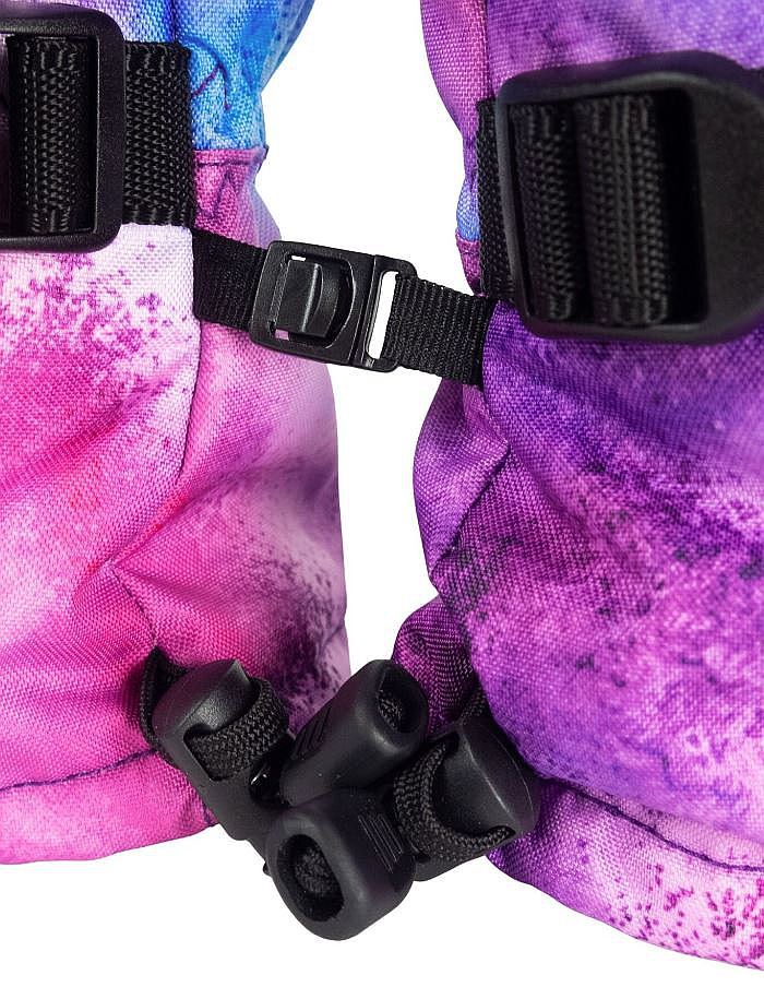 rukavice Meatfly Manson Mitt - Purple Aquarel