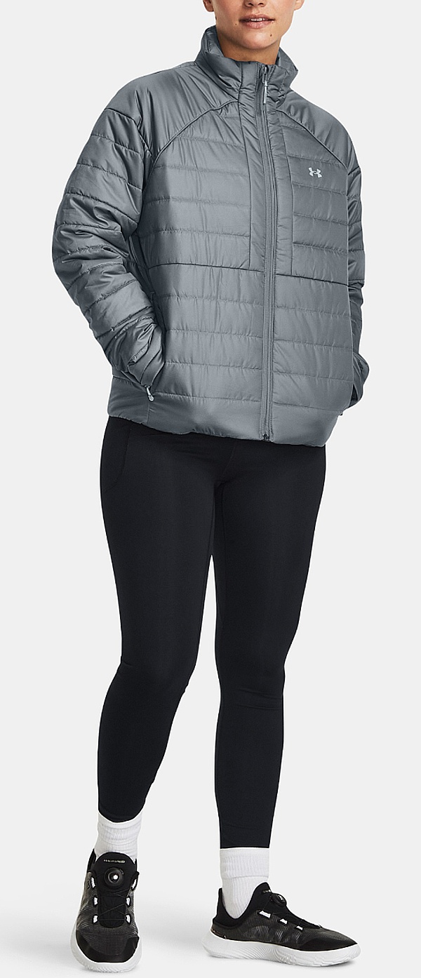 veste Under Armour Storm Insulated - Gravel/Harbor Blue - women´s