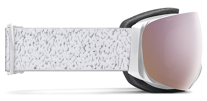 lyžiarske okuliare Smith I/O MAG S - White Chunky Knit/ChromaPop Everyday Rose Gold Mirror