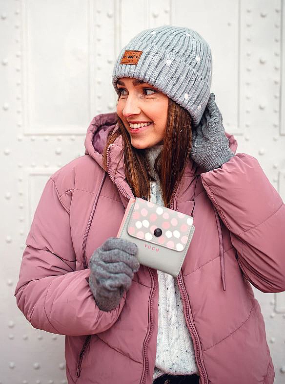 portefeuille Vuch Fifi - Grey/Dots - women´s
