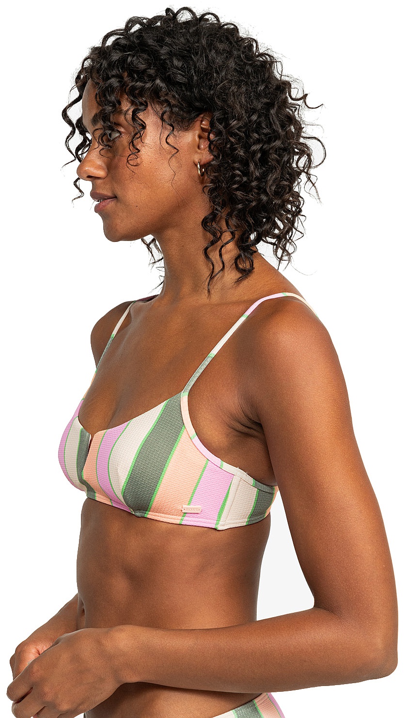 maillot de bain Roxy Vista Stripe Bralette - GNY3/Agave Green Very Vista Stripe - women´s
