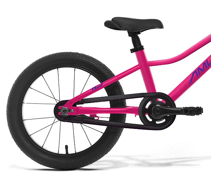 Fahrrad Amulet Team 16" - Raspberry/Silver - kid´s