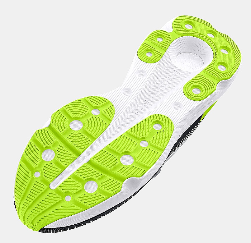 chaussures Under Armour Infinite Pro - White/Black/High Vis Yellow - men´s