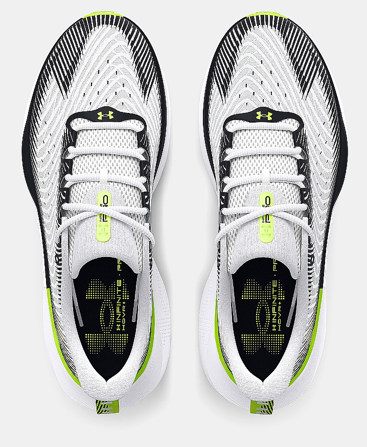 chaussures Under Armour Infinite Pro - White/Black/High Vis Yellow - men´s