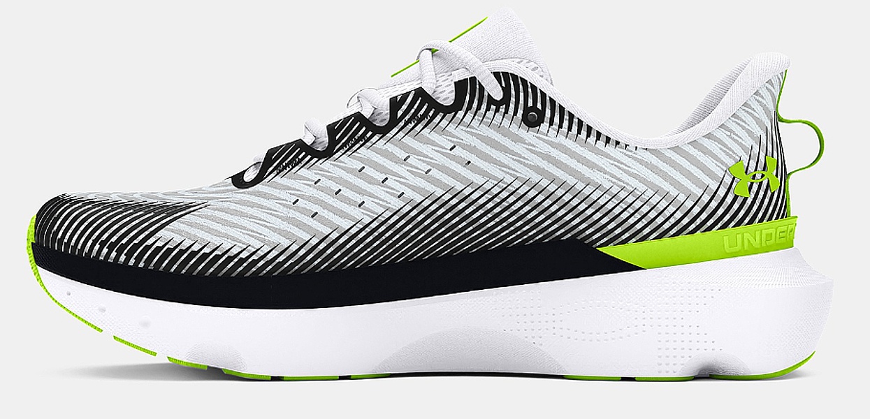 chaussures Under Armour Infinite Pro - White/Black/High Vis Yellow - men´s
