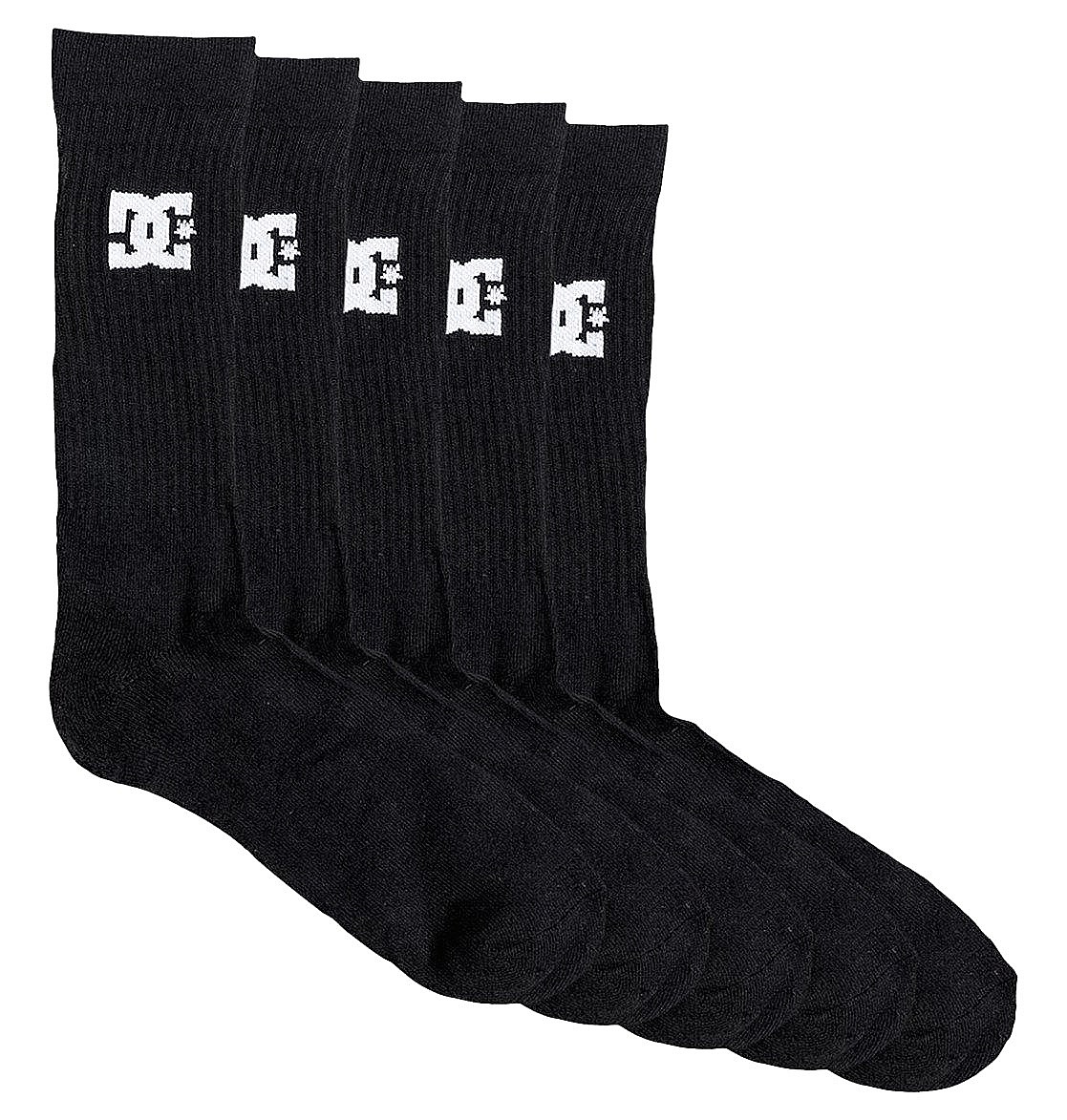 chaussettes DC SPP DC Crew 5 Pack - KVJ0/Black - men´s