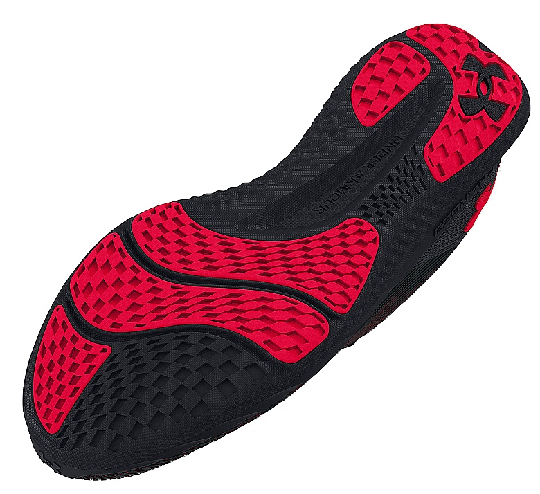 chaussures Under Armour Charged Speed Swift - Black/Red - men´s
