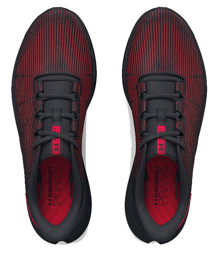 chaussures Under Armour Charged Speed Swift - Black/Red - men´s