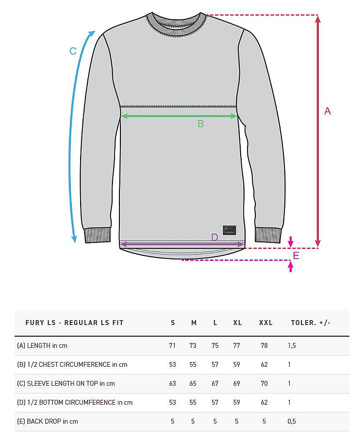 koszulka rowerowa Horsefeathers Fury LS - Mineral Gray