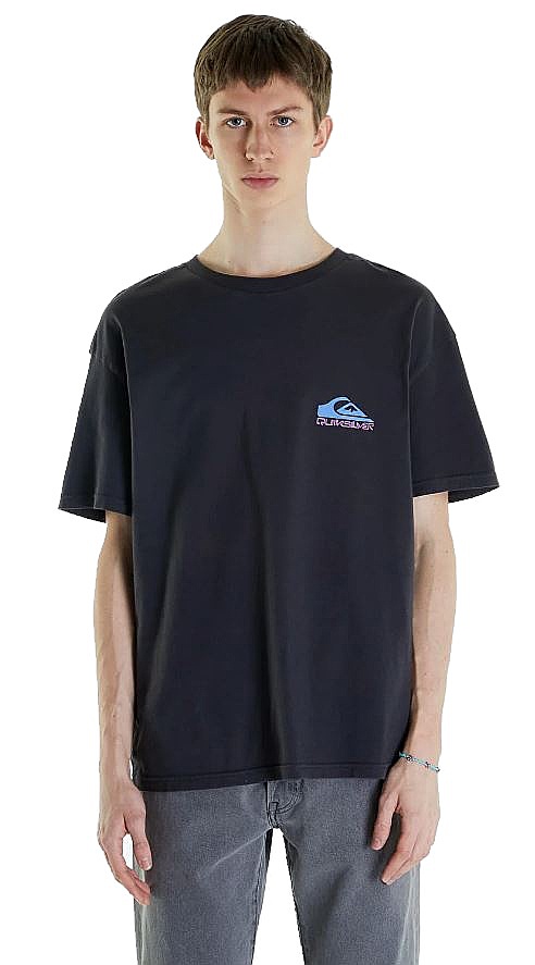 T-shirt Quiksilver Take Us Back Logo - KTA0/Tarmac - men´s