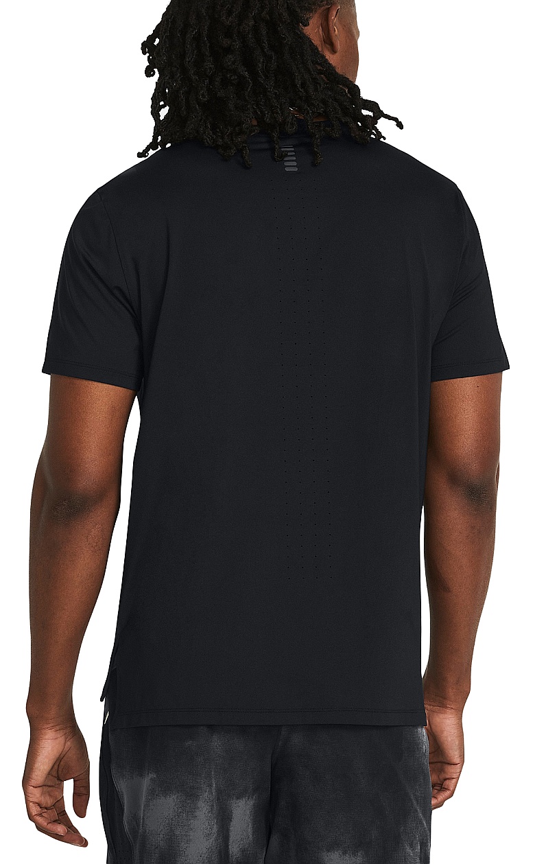 T-Shirt Under Armour Launch Elite - Black/Reflective - men´s