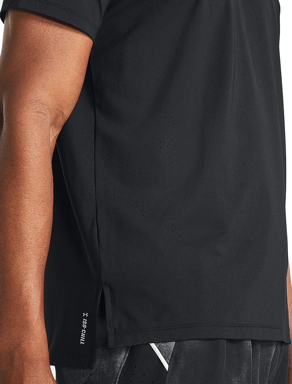 T-Shirt Under Armour Launch Elite - Black/Reflective - men´s