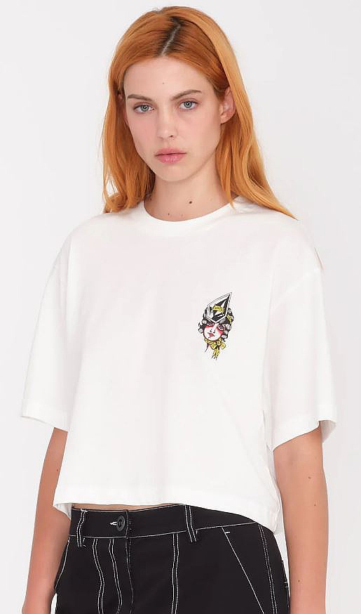 T-shirt Volcom Drumstone - Star White - women´s