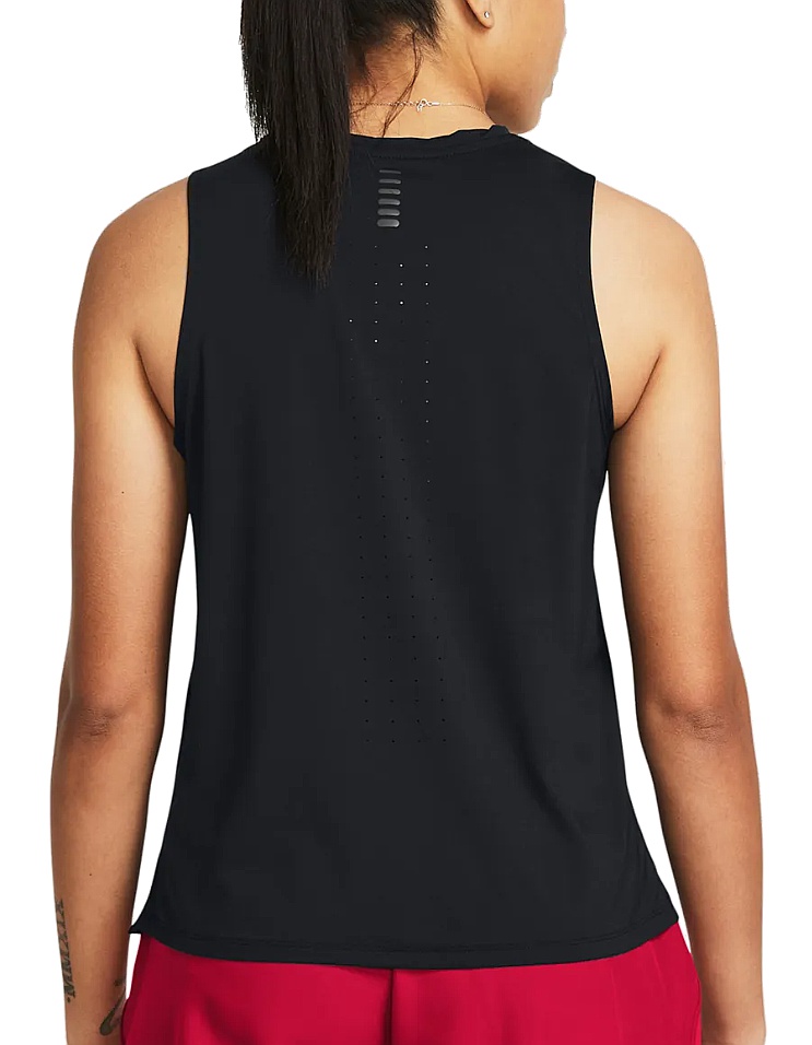 maillot de corps Under Armour Launch Elite - Black/Reflective - women´s