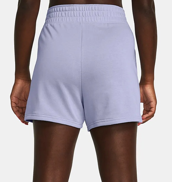 short Under Armour Rival Terry - Celeste/White  - women´s