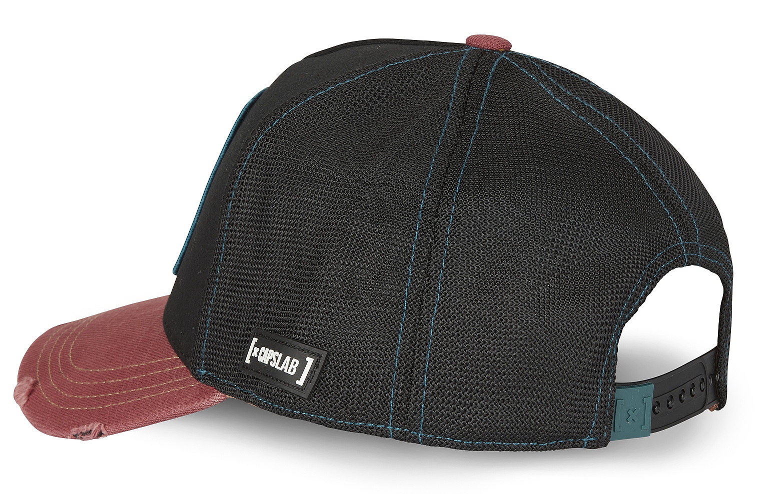 gorra con visera Capslab Looney Tunes Premium Trucker - Taz/Black/Burgundy - men´s