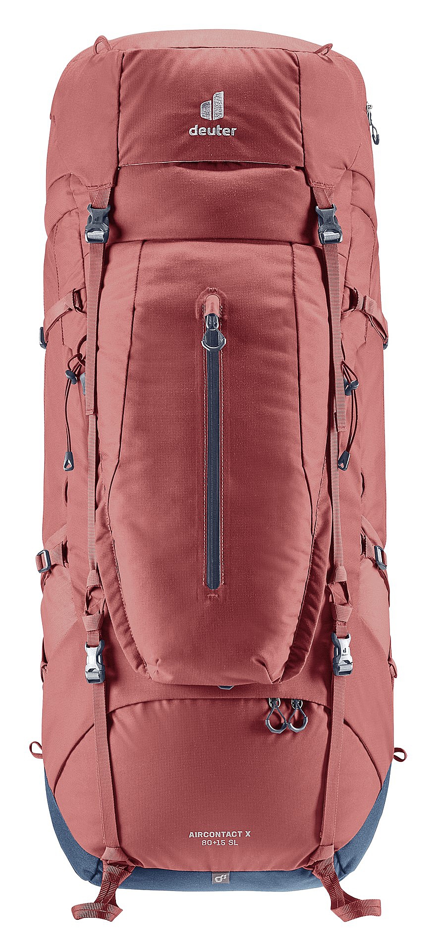 batoh Deuter Aircontact X 80+15 SL - Redwood/Ink