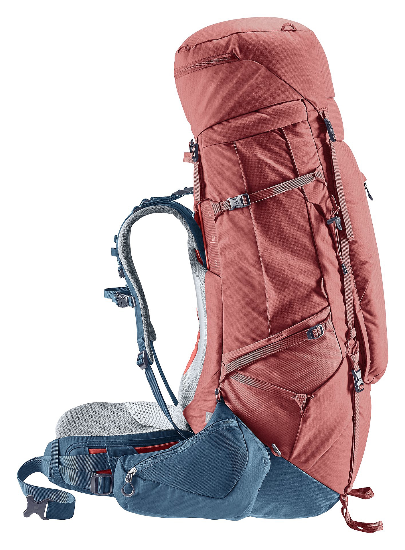 batoh Deuter Aircontact X 80+15 SL - Redwood/Ink