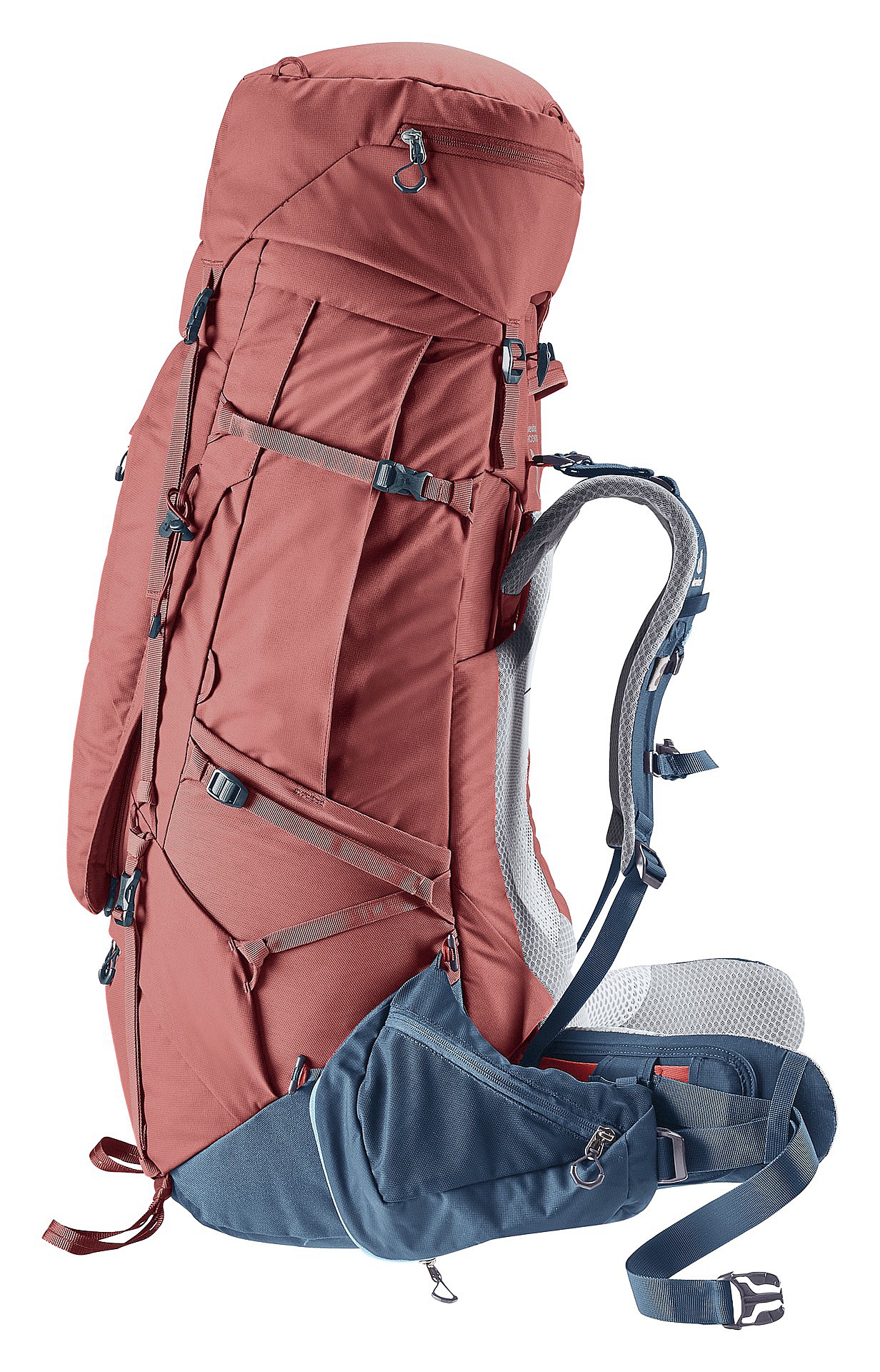 batoh Deuter Aircontact X 80+15 SL - Redwood/Ink