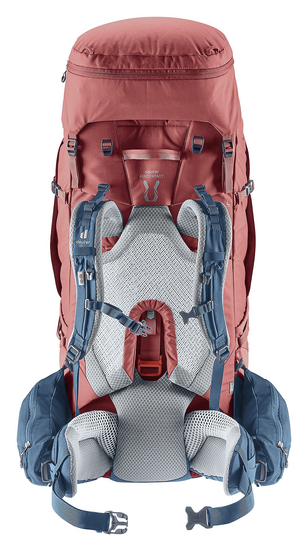 batoh Deuter Aircontact X 80+15 SL - Redwood/Ink