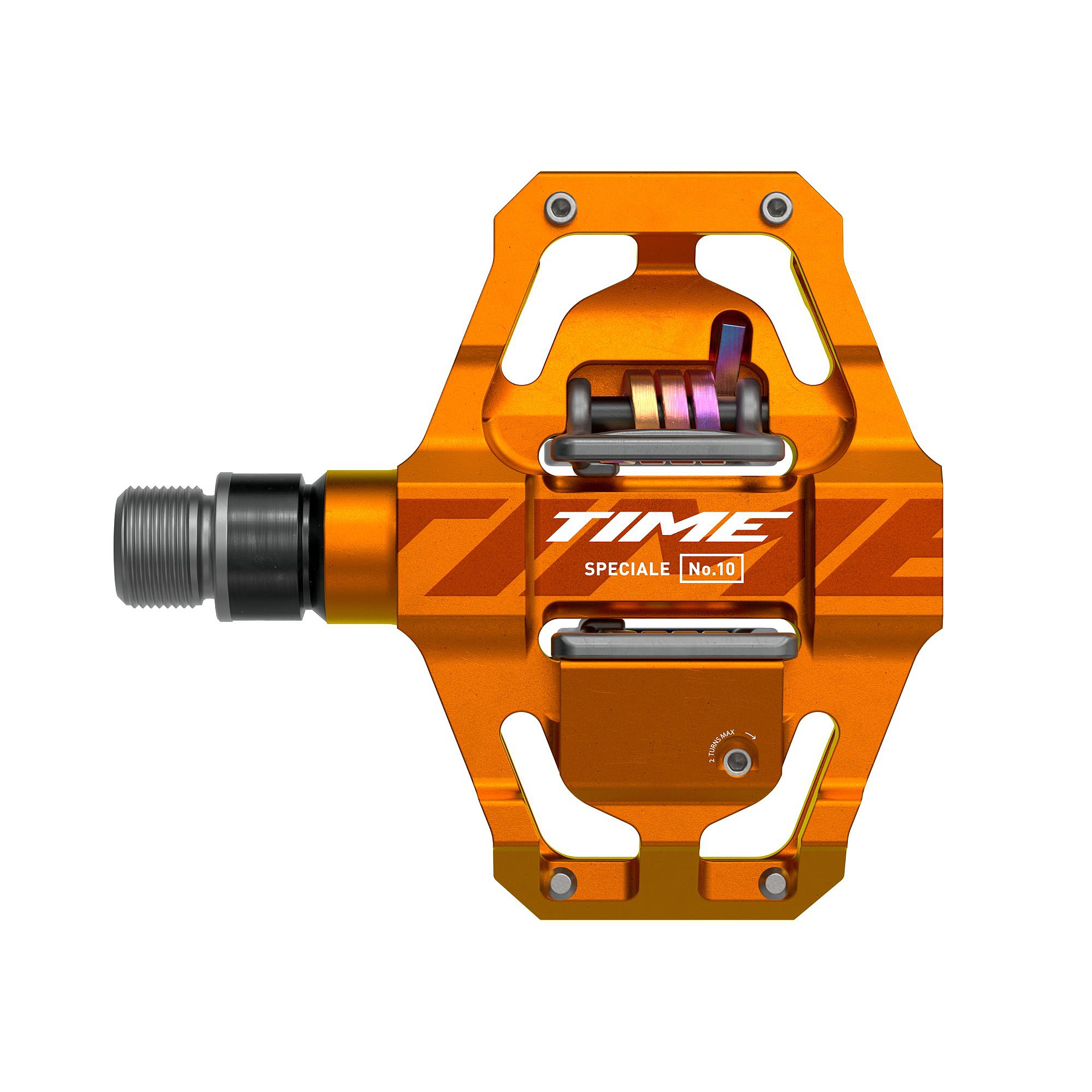 pedále Time AM PD Time Speciale 10 Small Tan Alu B1 - Orange